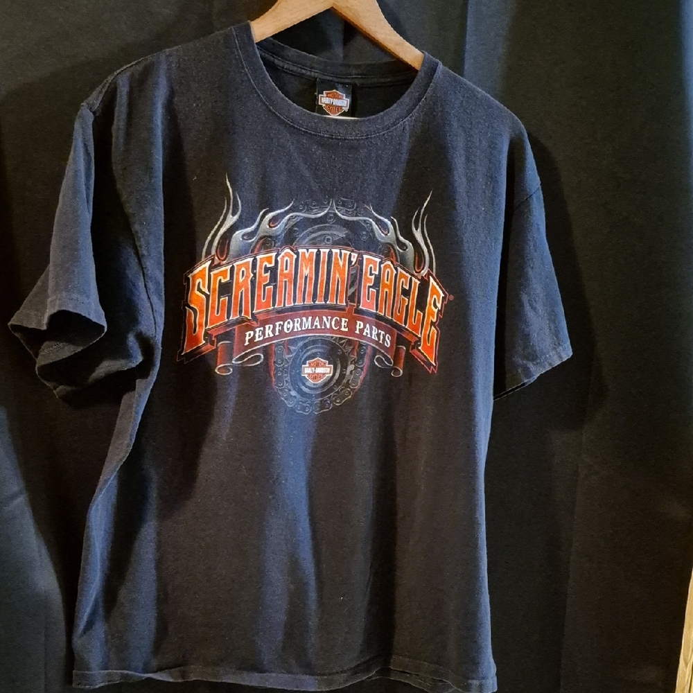 Screamin' Eagle Black T-Shirt HARLEY-DAVIDSON